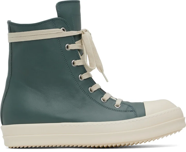 Rick Owens Blue Hollywood Sneakers