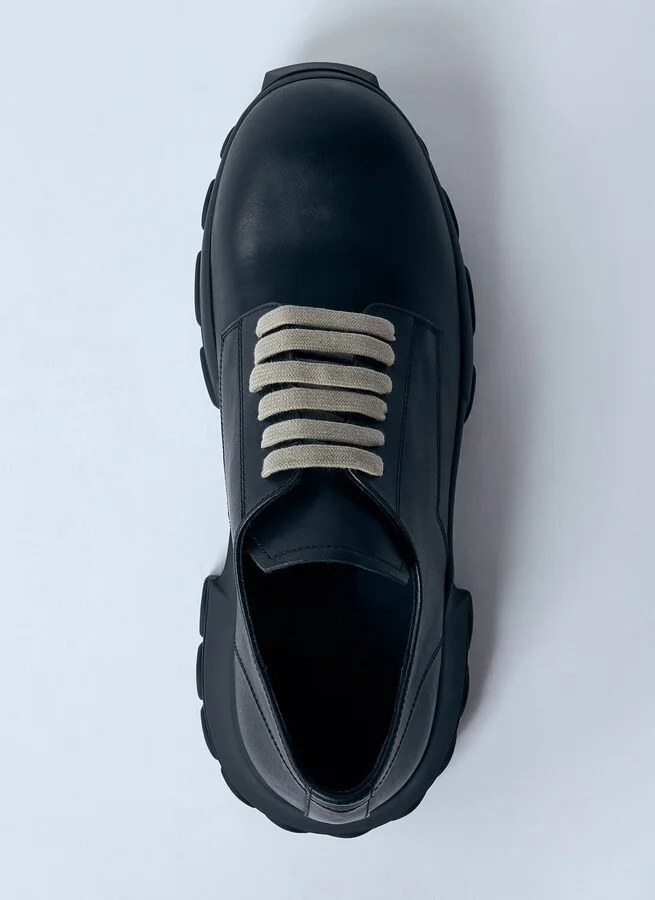 Rick Owens Bozo Tractor Lace-up Shoes - Man Lace Ups Black Eu - 42 - Image 5