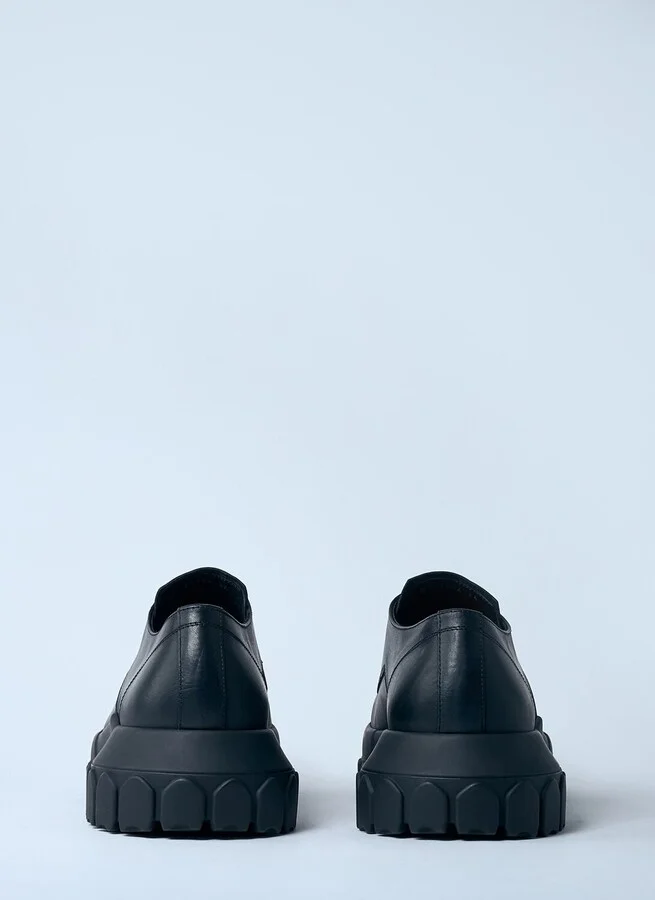 Rick Owens Bozo Tractor Lace-up Shoes - Man Lace Ups Black Eu - 42 - Image 6