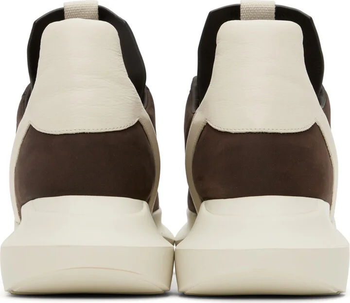 Rick Owens Brown Geth Sneakers - Image 2