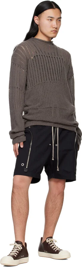 Rick Owens Brown Hollywood Low Sneaks Sneakers - Image 5