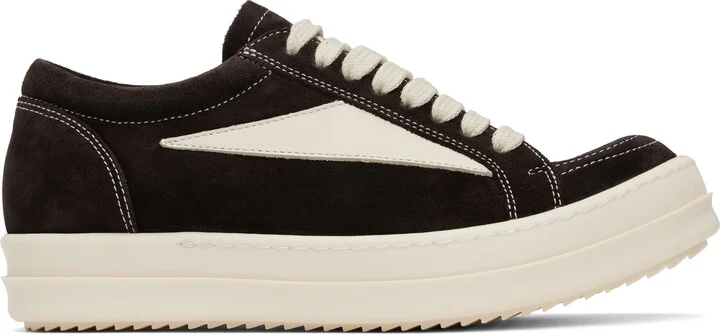 Rick Owens Brown Hollywood Vintage Sneaks Sneakers