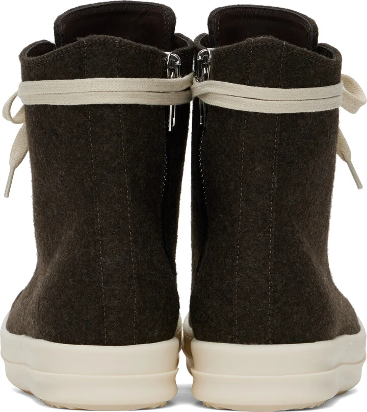 Rick Owens Brown Porterville Sneakers - Image 2