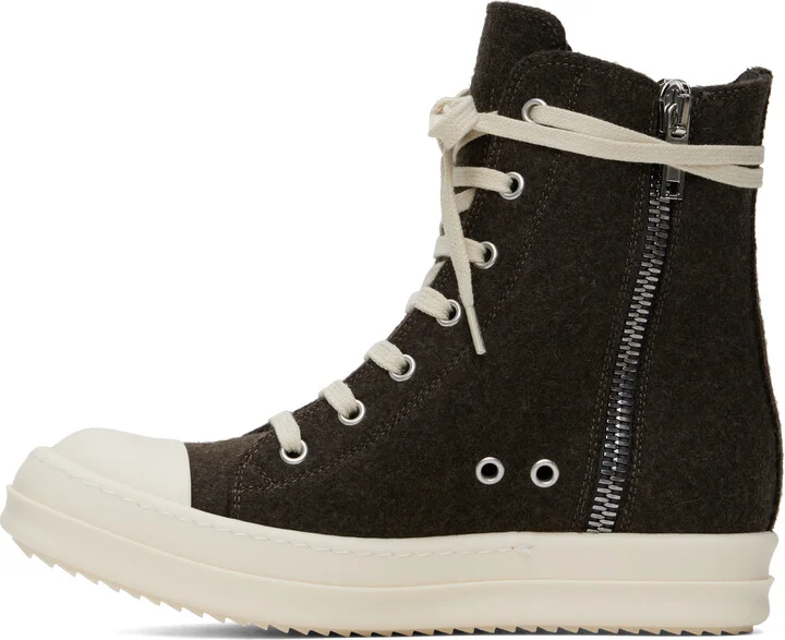 Rick Owens Brown Porterville Sneakers - Image 3