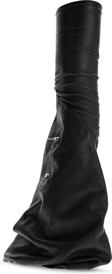 RICK OWENS cargo flares sneak leather boots - Image 2