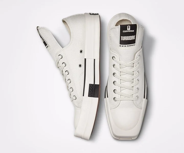 Rick Owens Converse X Drkshdw Squared Toe Shoes - Image 2