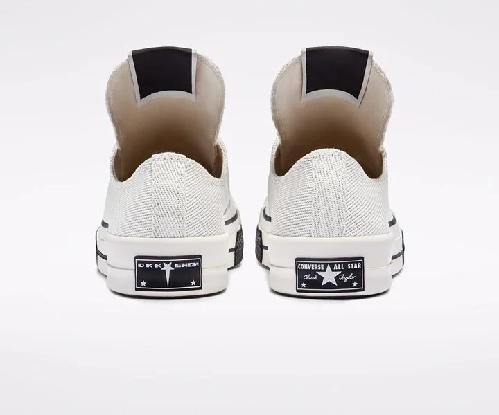 Rick Owens Converse X Drkshdw Squared Toe Shoes - Image 3