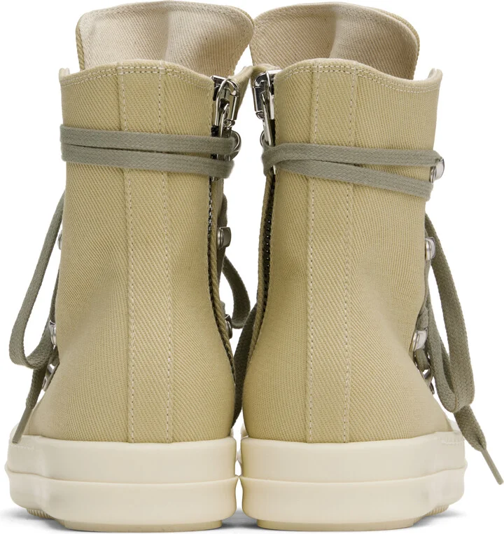 Rick Owens DRKSHDW Beige Hollywood Hexa Sneaks Sneakers - Image 2