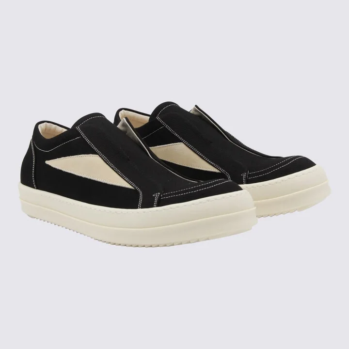 Rick Owens Drkshdw Black And White Sneakers - Image 2
