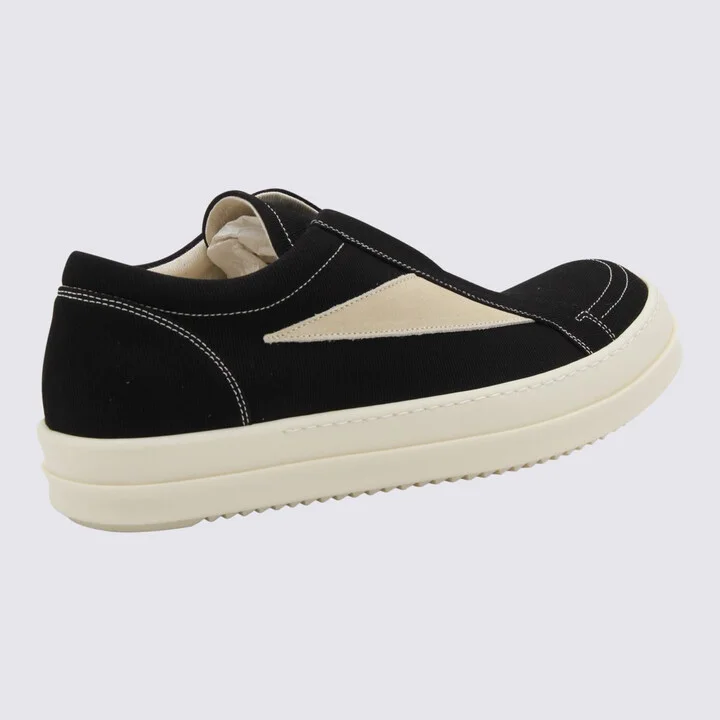Rick Owens Drkshdw Black And White Sneakers - Image 3