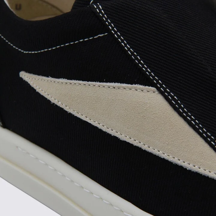 Rick Owens Drkshdw Black And White Sneakers - Image 4
