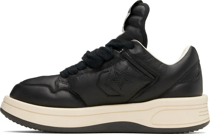 Rick Owens DRKSHDW Black Converse Edition TURBOWPN Ox Sneakers - Image 3