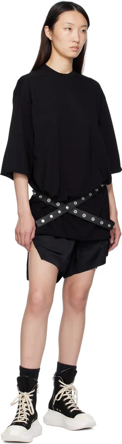 Rick Owens DRKSHDW Black Hollywood Abstract Sneak Sneakers - Image 5