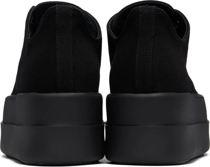 Rick Owens DRKSHDW Black Hollywood Double Bumper Low Sneaks Sneakers - Image 2