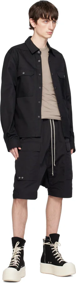 Rick Owens DRKSHDW Black Hollywood Double Bumper Sneaks Sneakers - Image 5