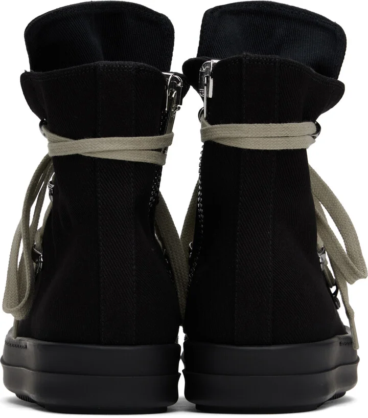 Rick Owens DRKSHDW Black Hollywood Hexa Sneaks Sneakers - Image 2