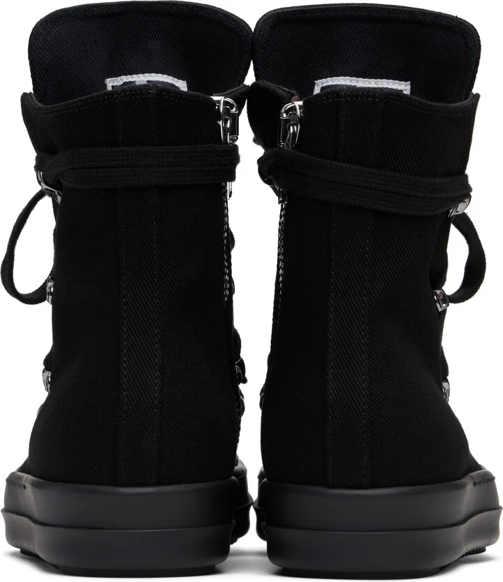 Rick Owens DRKSHDW Black Hollywood Hexa Sneaks Sneakers - Image 2