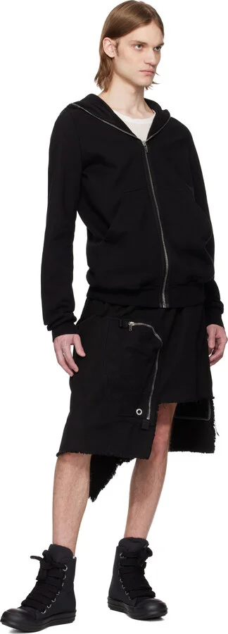 Rick Owens DRKSHDW Black Hollywood Jumbo Lace Puffer Sneakers - Image 5