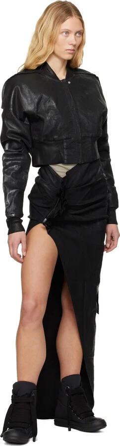 Rick Owens DRKSHDW Black Hollywood Jumbo Lace Puffer Sneaks Sneakers - Image 5