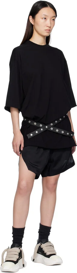 Rick Owens DRKSHDW Black Hollywood Jumbo Laces Abstract Low Sneak Sneakers - Image 5