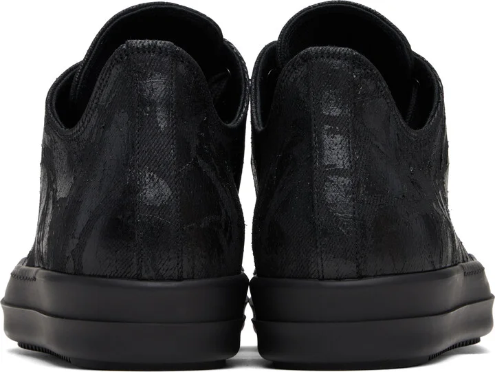 Rick Owens DRKSHDW Black Hollywood Low Sneaks Sneakers - Image 2