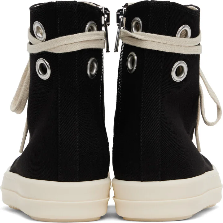 Rick Owens DRKSHDW Black Hollywood Sneaks Sneakers - Image 2