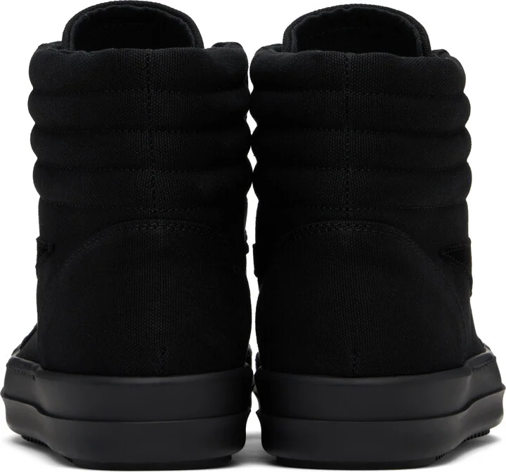 Rick Owens DRKSHDW Black Hollywood Vintage High Sneakers - Image 2