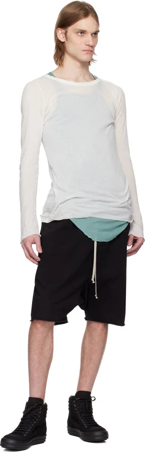 Rick Owens DRKSHDW Black Hollywood Vintage High Sneakers - Image 5