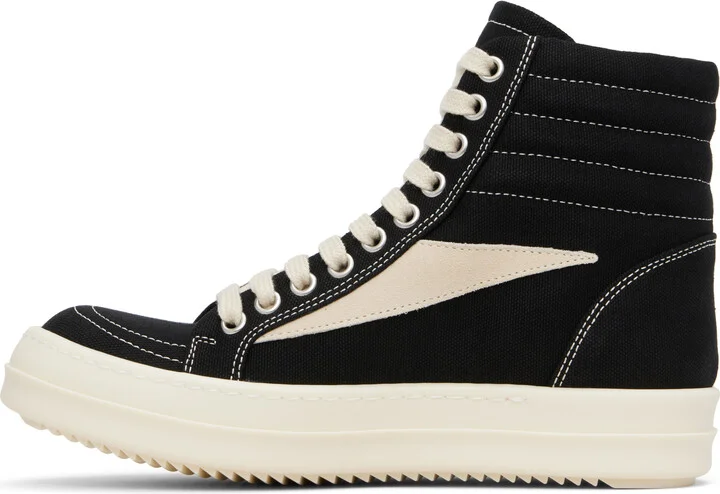 Rick Owens DRKSHDW Black Hollywood Vintage High Sneaks Sneakers - Image 3