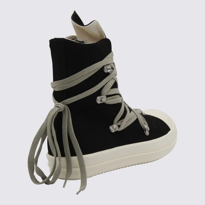 Rick Owens Drkshdw Black Megalaces Sneakers - Image 3