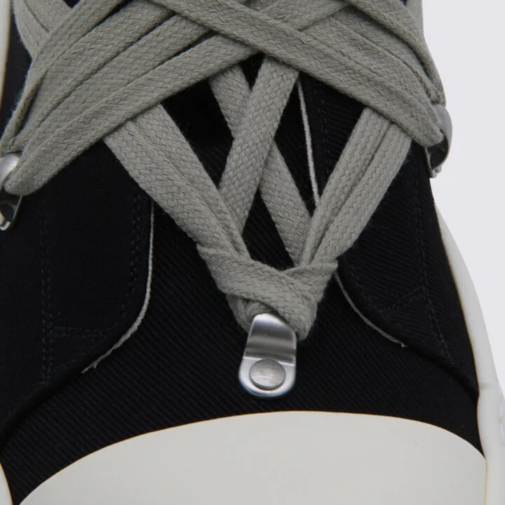 Rick Owens Drkshdw Black Megalaces Sneakers - Image 4