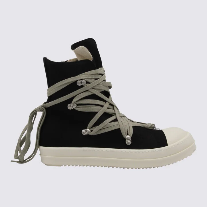 Rick Owens Drkshdw Black Megalaces Sneakers