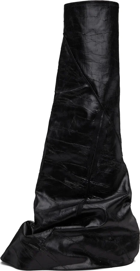 Rick Owens DRKSHDW Black Porterville Fetish Sneakers - Image 3