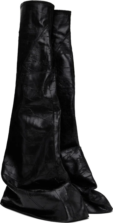 Rick Owens DRKSHDW Black Porterville Fetish Sneakers - Image 4