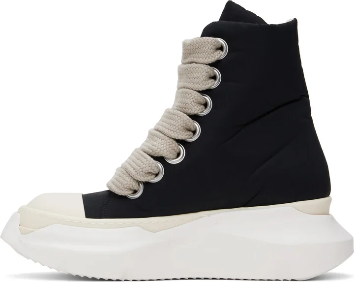 Rick Owens DRKSHDW Black Porterville Jumbo Laced Abstract Sneakers - Image 3