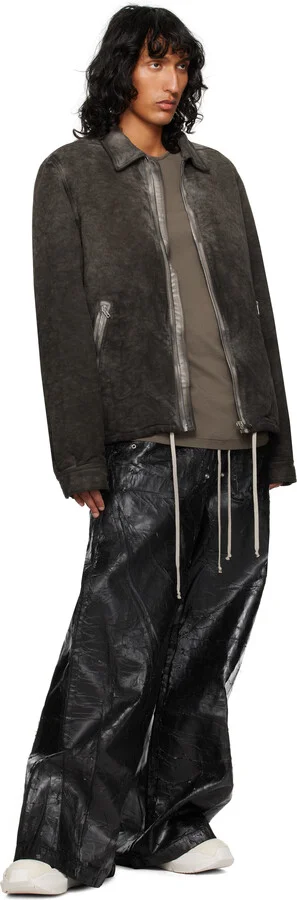 Rick Owens DRKSHDW Black Porterville Jumbo Laced Abstract Sneakers - Image 5
