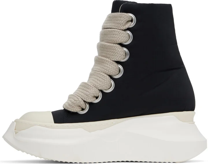 Rick Owens DRKSHDW Black Porterville Jumbo Laced Abstract Sneakers - Image 3