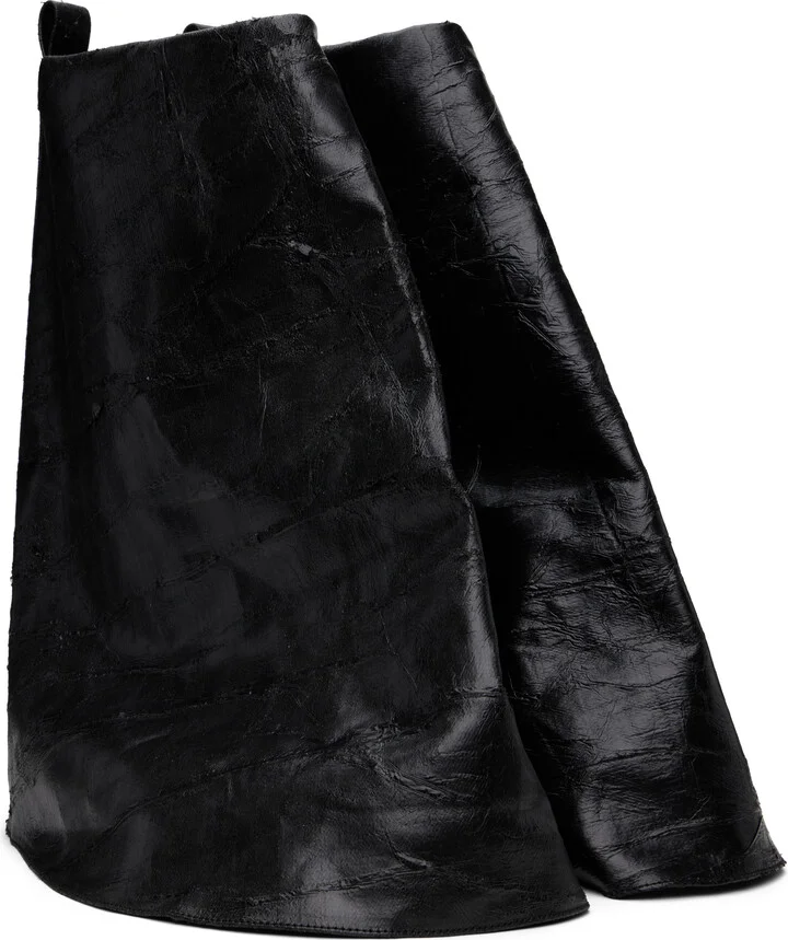 Rick Owens DRKSHDW Black Porterville Low Fetish Boots - Image 4