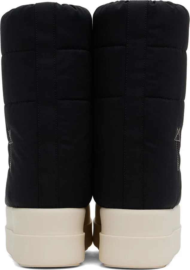 Rick Owens DRKSHDW Black Porterville Mega Bumper Lunar Boots - Image 2