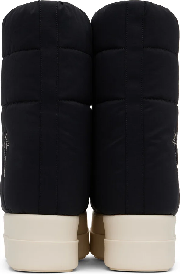 Rick Owens DRKSHDW Black Porterville Mega Bumper Lunar Boots - Image 2