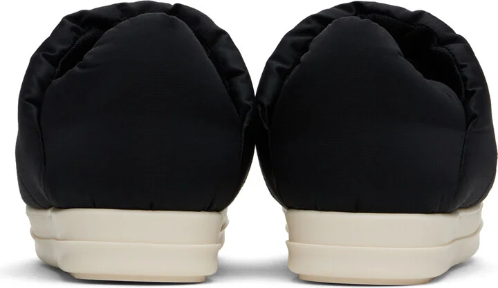 Rick Owens DRKSHDW Black Porterville Puffer Slip On Sneakers - Image 2