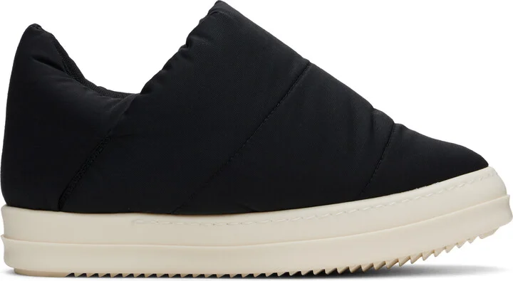 Rick Owens DRKSHDW Black Porterville Puffer Slip On Sneakers
