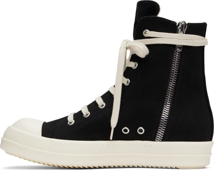 Rick Owens DRKSHDW Black Sneaks Sneakers - Image 3