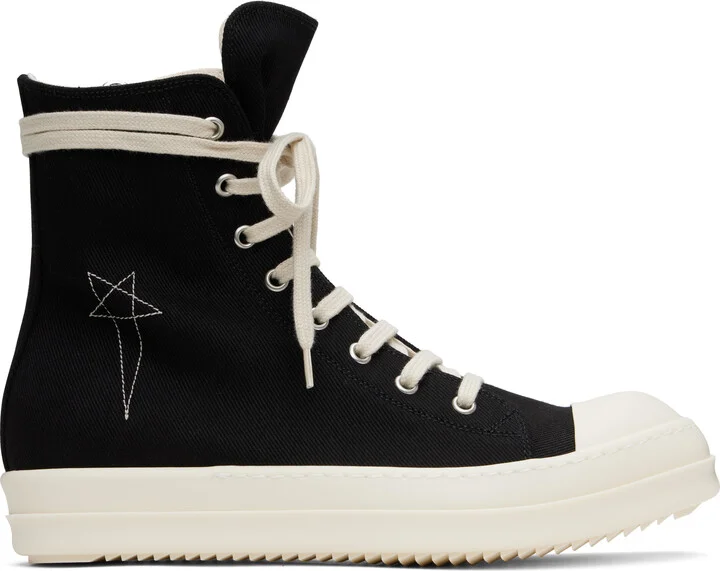 Rick Owens DRKSHDW Black Sneaks Sneakers