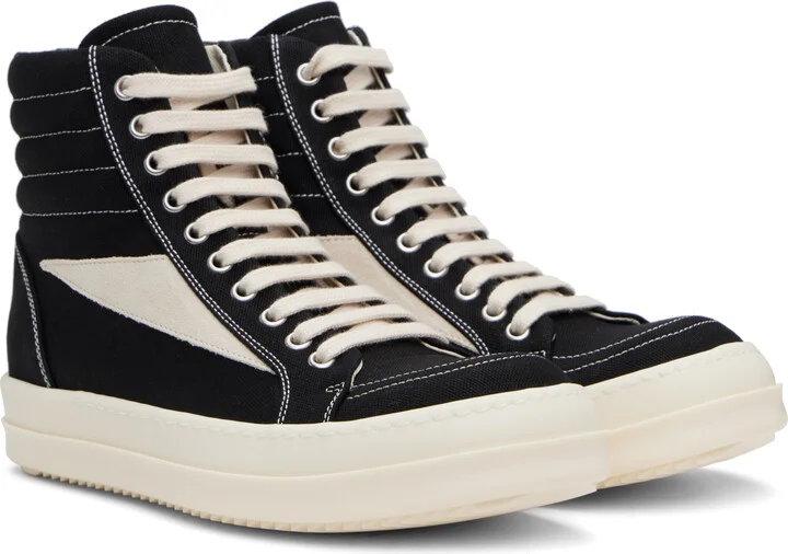 Rick Owens DRKSHDW Black Vintage High Sneaks Sneakers - Image 4