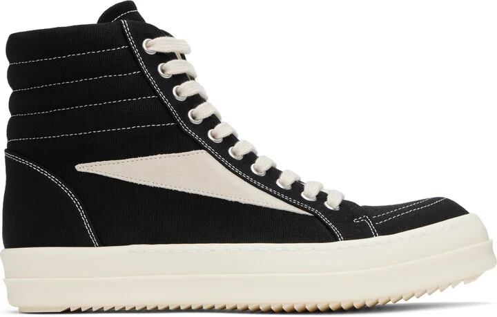 Rick Owens DRKSHDW Black Vintage High Sneaks Sneakers