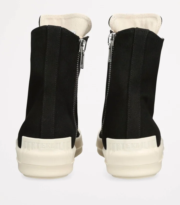 Rick Owens Drkshdw Denim High-Top Sneakers - Image 2