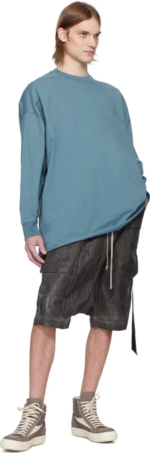 Rick Owens DRKSHDW Gray Hollywood Vintage High Sneakers - Image 5
