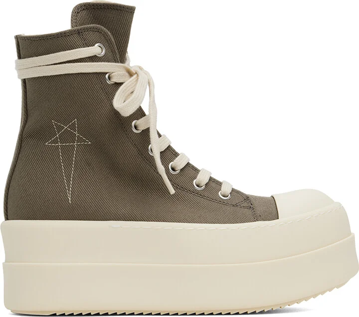 Rick Owens DRKSHDW Gray Porterville Double Bumper Sneaks Sneakers