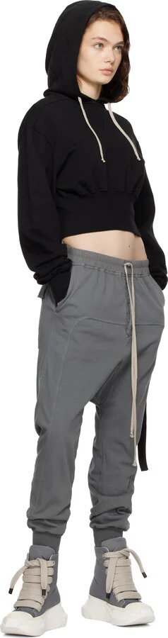 Rick Owens DRKSHDW Gray Porterville Jumbo Laced Abstract Sneakers - Image 5